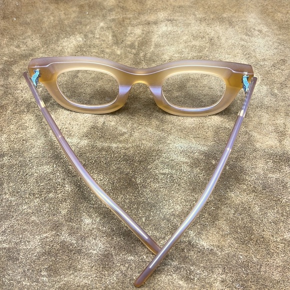 Moscot  Lemtosh Transparent Natural Tone Eyeglasses (Unisex) - Picture 8 of 9
